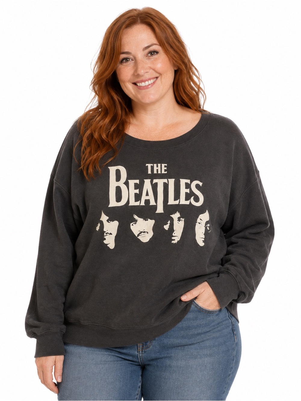 The Beatles Graphic Sweatshirt – Size 3X